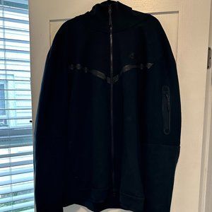 Nike Men's Sportswear Tech Fleece Full-Zip Hoodie - Black - XXL